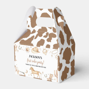 Boho First Rodeo Birthday Favour Box