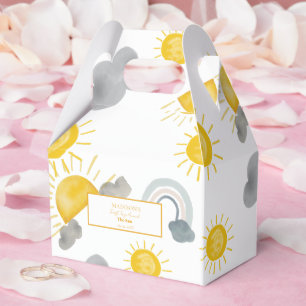 Boho First Trip Around The Sun 1st Birthday Favour Box