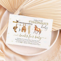 Boho Fishing Derby Baby Shower Books for Baby