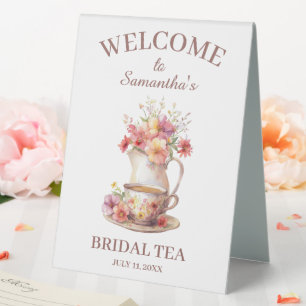 Boho Flora Terracotta Bridal Shower Tea
