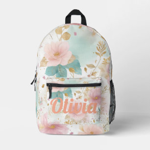 Boho Floral Aesthetic backpack