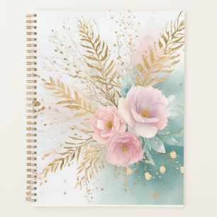 Boho Floral Aesthetic Planner   Celestial & Pastel