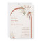 Boho Floral Arch Bridal Shower Invitation