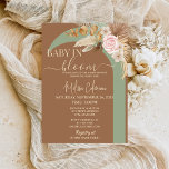 Boho Floral Baby In Bloom Baby Shower  Invitation<br><div class="desc">Introducing our enchanting "Baby in Bloom" Baby Shower Invitation – a celebration as sweet and precious as the little one on the way! 🌸 Embrace the Blossoming Joy 🌸 Celebrate the upcoming arrival of a bundle of joy with our beautifully designed "Baby in Bloom" Baby Shower Invitation. Adorned with delicate...</div>