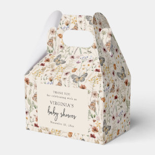 Boho Floral Baby Shower Favour Box