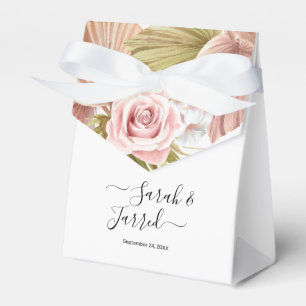 Boho Floral Border Favour Box