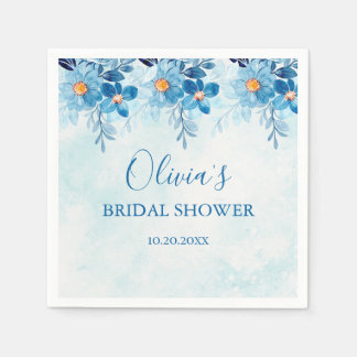 Boho Floral Bridal Shower Napkin