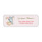 Boho Floral Elephant Baby Shower Address Label