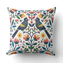 Boho Floral Fauna Pattern Reversible