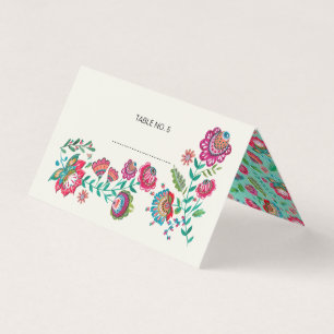 Boho Floral   Guest name settings   Place Card