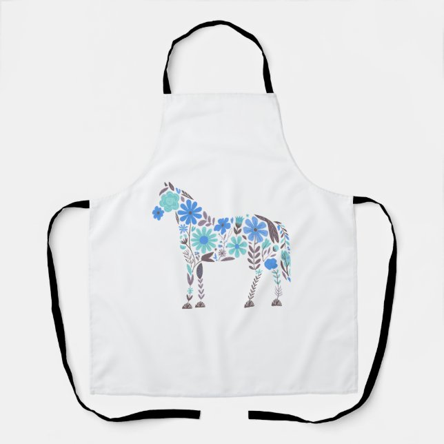 Boho Floral Horse Apron (Front)