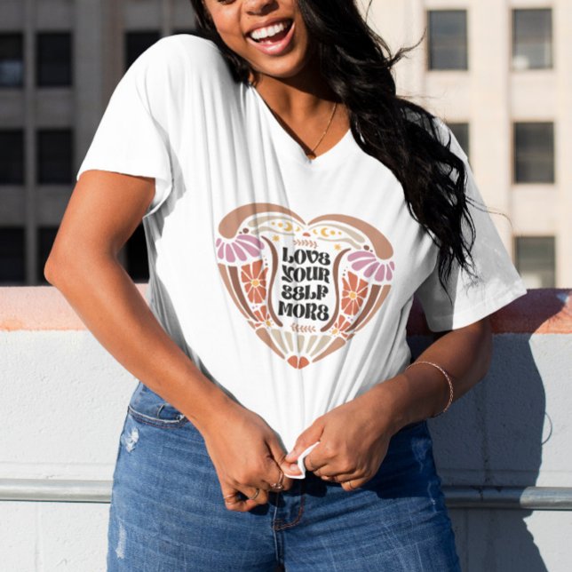 Boho Floral Inspiration Quote T-Shirt (Creator Uploaded)