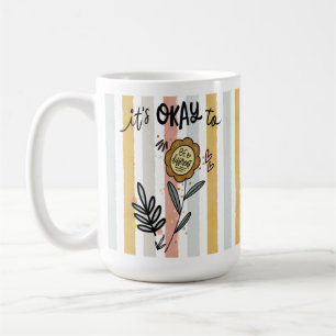 Boho Floral It's Okay To Be Different Coffee Mug