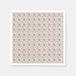 Boho Floral Mandala Spiritual Design Pattern Napkin