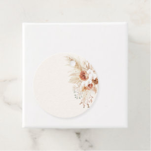 Boho Floral Mimosa Bar Juice Tags for Handwriting