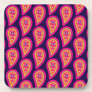 Boho Floral Motif Coaster