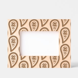 Boho Floral Motif Etched Frames