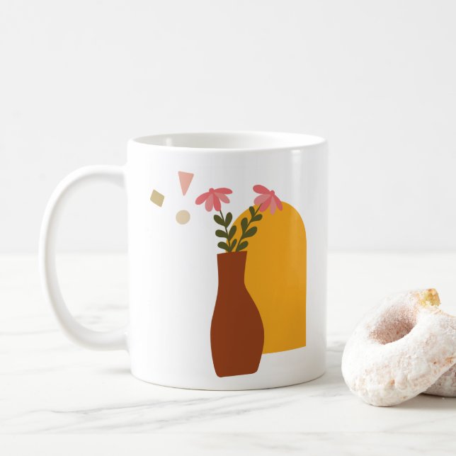 Boho Floral Mug (With Donut)