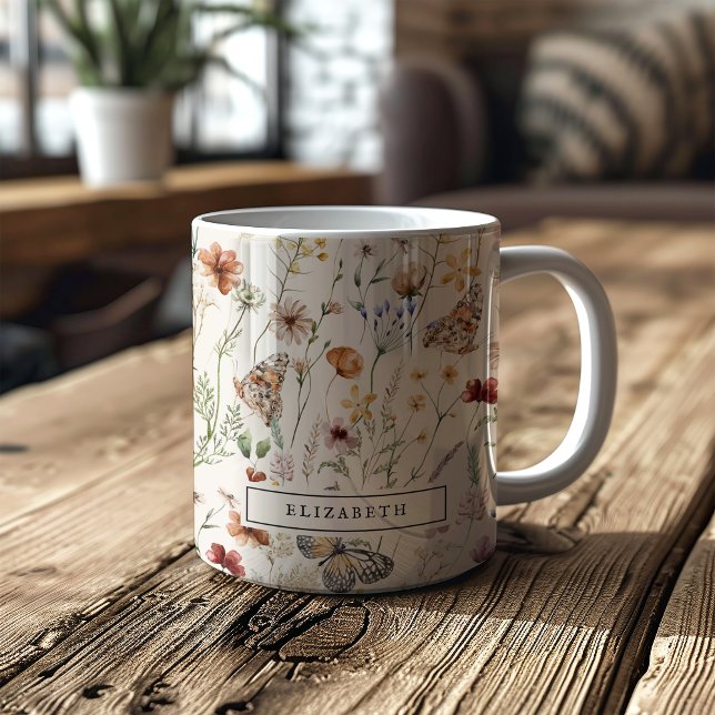Boho Floral Mug (Boho Floral Mug
)