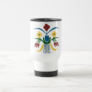 Boho Floral Mug Hand Drawn Vibes