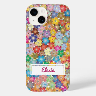 Boho Floral Pattern Custom Case-Mate iPhone 14 Case