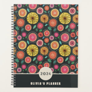 Boho Floral Pattern  Planner