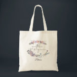 Boho Floral Personalised Mother of the Groom Tote Bag<br><div class="desc">Recognise the Mother of the Groom with this personalised tote bag featuring soft, beautiful, pastel watercolor wildflowers in shades of lilac, violet, peach, blush, dusty blue and greens and personalised with her name. Contact the designer if you'd like this design modified or on another product to complement your wedding suite...</div>