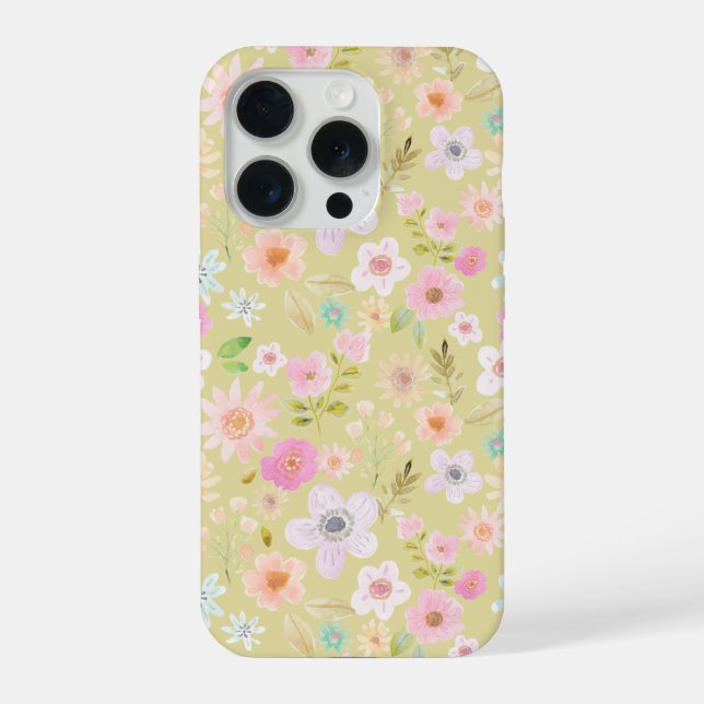 Boho Floral Phone Case (Back)