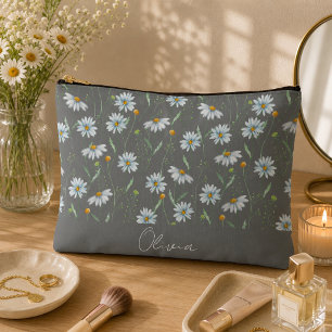 Boho Floral Rainbow Accessory Pouch