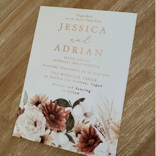 Boho Floral & Rose Gold Wedding