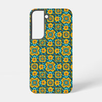Boho Floral Seamless Pattern in Vibrant Folk Style