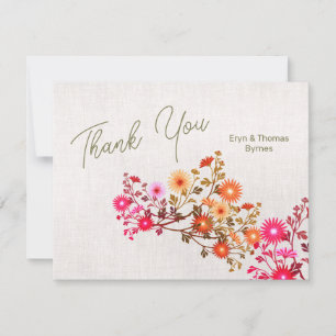 Boho Floral Thank you