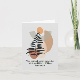 Boho Floral Watercolor Art Enthusiasts Card