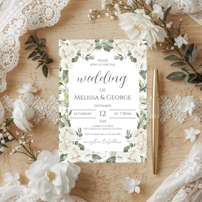 Boho floral Wedding Invitation (Creator Uploaded)