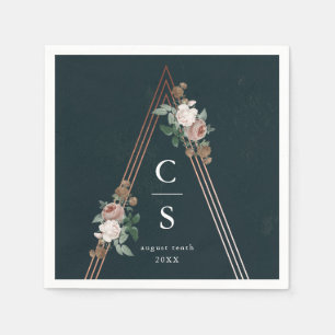 Boho Floral Wedding Napkin