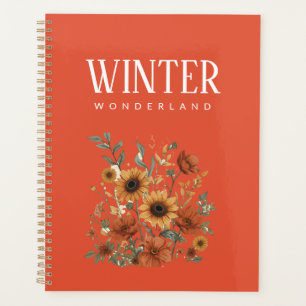 Boho Floral Weekly Planner   Terracotta Tones