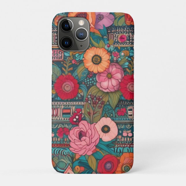 Boho Floral Whimsical  Case-Mate iPhone Case (Back)