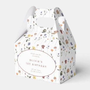 Boho Floral Wildflower    Favour Box