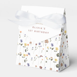 Boho Floral Wildflower   Favour Box