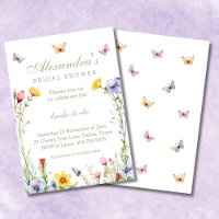 Boho Floral Wildflower Spring Bridal Shower