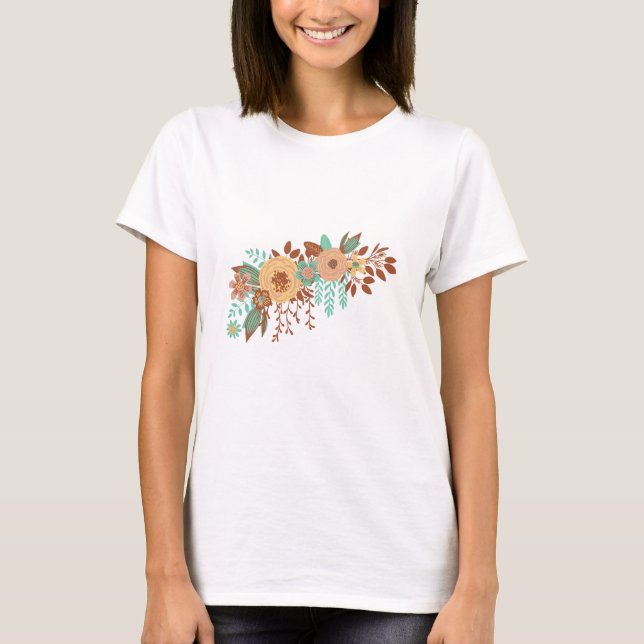 Boho Floral Women's  T-Shirt (Front)