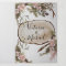Boho Floral Woodland Wedding Tri-Fold Invitation