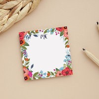 Boho Florals - Monogram