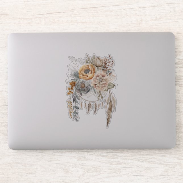 Boho Flower Bouquet and Dreamcatcher (Computer)