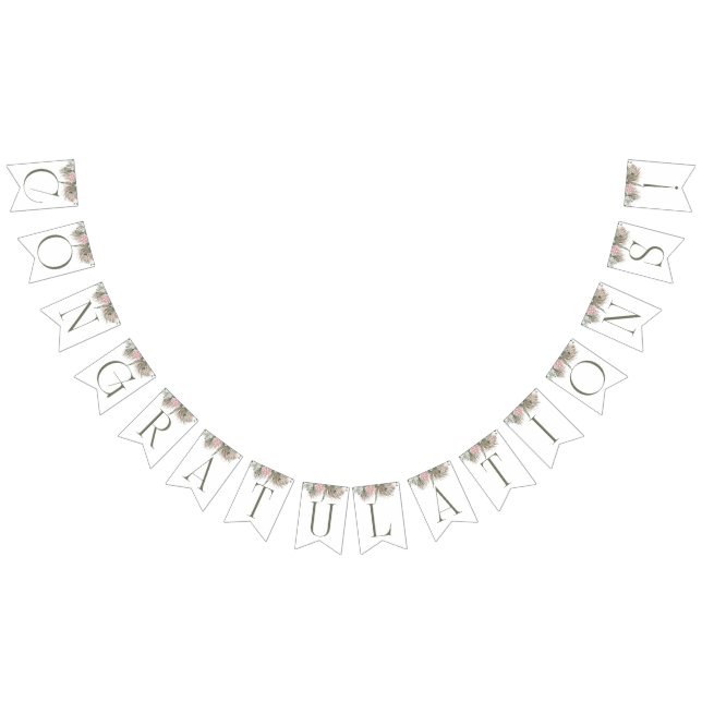 Boho Flower Bunting Flag Banner (All)