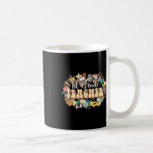 Boho Flowers 1st Grade Teacher Appreciation Back T Coffee Mug