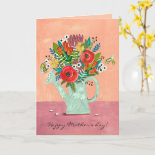 Boho Flowers illustration  Card