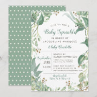 BOHO Foliage Eucalyptus Greenery Baby Sprinkle