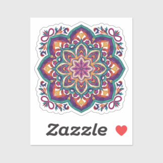 Boho Folk Art Flower