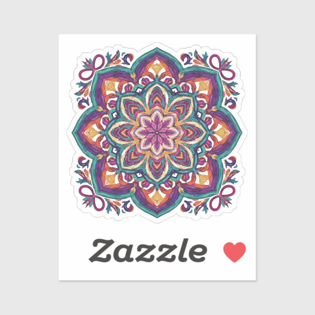 Boho Folk Art Flower  (Sheet)